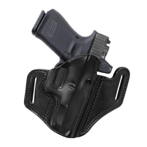 Galco Combat Master 2.0 Belt Holster for Glock 19 Gen 1-6 With or Without Red Dot Black RH