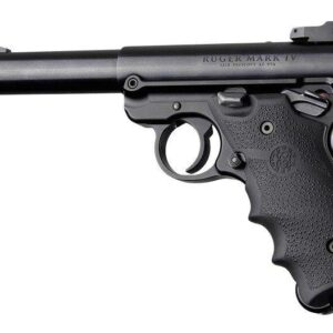 Ruger MKIV Rubber Grip with Finger Grooves Black
