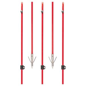 Cajun Bowfishing Fiberglass Arrow with Piranha Long Barb XT