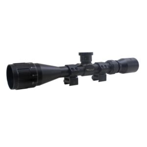 BSA Sweet .17 3-9x40mm Adjustable Objective Rifle Scope SFP 30/30 Reticle Non Illuminated Black with Dovetail Rings