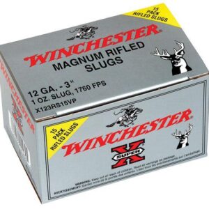 Winchester Super-X Rifled Slug 12 ga 3" 1 oz 1760 fps Slug 15/ct