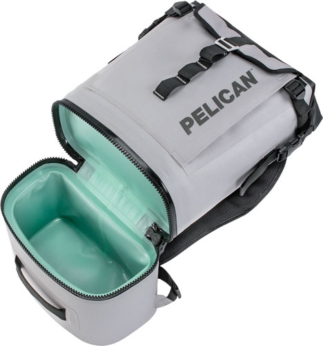 PELICAN SOFT COOLER BACKPACK - COMPRESSION MOLDED GREY - Image 3