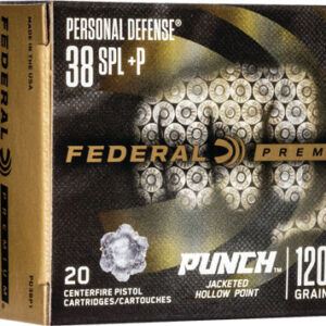 FEDERAL PUNCH 38 SPECIAL +P - 120GR JHP 20RD 10BX/CS