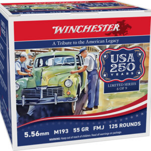 WINCHESTER USA 5.56X45 55GR - FMJ 125RD 10BX/CS