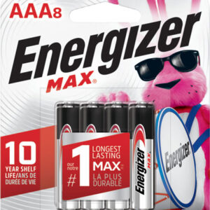 ENERGIZER MAX BATTERIES AAA - 8-PACK