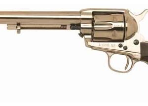 CIMARRON CAVALRY SCOUT 45LC - FS 7.5" POLISHED NICKEL/WALNUT