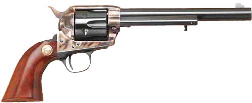 CIMARRON P-MODEL 38SP/357MAG - PW FS 7.5" CC/BLUED WALNUT