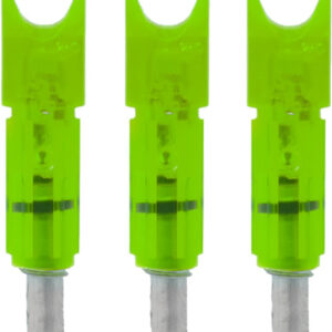 LUMENOK GOLD TIP LIGHTED NOCK - FOR BOLT CRESCENT GREEN 3PK