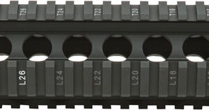 BCM RAIL PICATINNY FREE FLOAT - 7" BLACK FITS AR-15