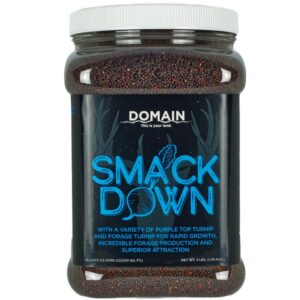 Domain Smack Down Food Plot Seed 1/2 Acre 3 lbs