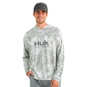 Huk Mossy Oak Pursuit Performance Hoodie MO Seagrass S