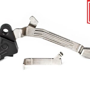 ZEV PRO Curved Face Glock Trigger Upgrade Bar Kit Gen5 Blk/Blk