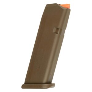 Glock G17 Factory Handgun Magazine FDE 9mm 17/rds Bulk