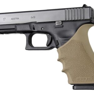 Hogue HandAll Beavertail Grip Sleeve Glock 17 G17 MOS G17L G22 G35 G35 MOS G34 G34 MOS G31 G37 Gen 3-4 FDE