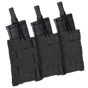 TacShield Triple Speed Load Rifle Molle Pouch-Black