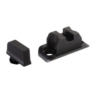 Ameriglo Optic Compatible Sight Set for Glock 43X/48 A-Cut Black Front and Back