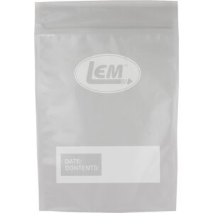 LEM Products MaxVac Zipper Top Vacuum Bags Gallon Size 11"x16" 20/ct