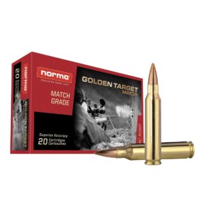 Norma Golden Target Match Rifle Ammunition .223 Rem 69 gr BTHP 2936 fps 20/ct