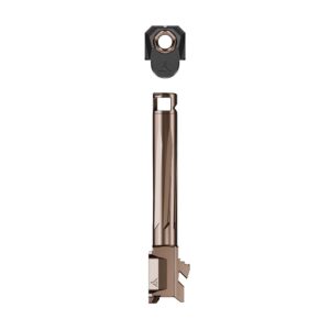 Radian Weapons Afterburner and Ramjet Combo Ported Barrel and Compensator for Glock Gen 6 17 Bronze