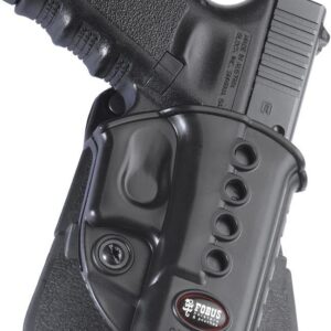 Fobus Evolution Series Paddle Holster For Glock 17/19/23/33 in Black Right Hand