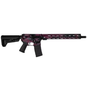 Shark Coast Tactical "Anime- Black Cherry" Rifle 5.56mm 10rd Magazine 16" Barrel 15" M-LOK Handguard California Compliant